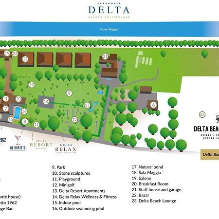 אסקונה Villa Favorita - Parkhotel Delta מראה חיצוני תמונה